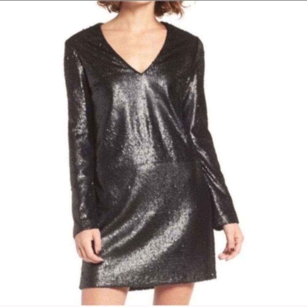 NWT Wayf sequin mini dress LBD